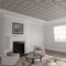 Ekena Millwork 39W x 39H x 38T Small Olivia Decorative Fretwork Wood Ceiling Panels, Hickory CELW39X39X0375OLVHI - alternate 1